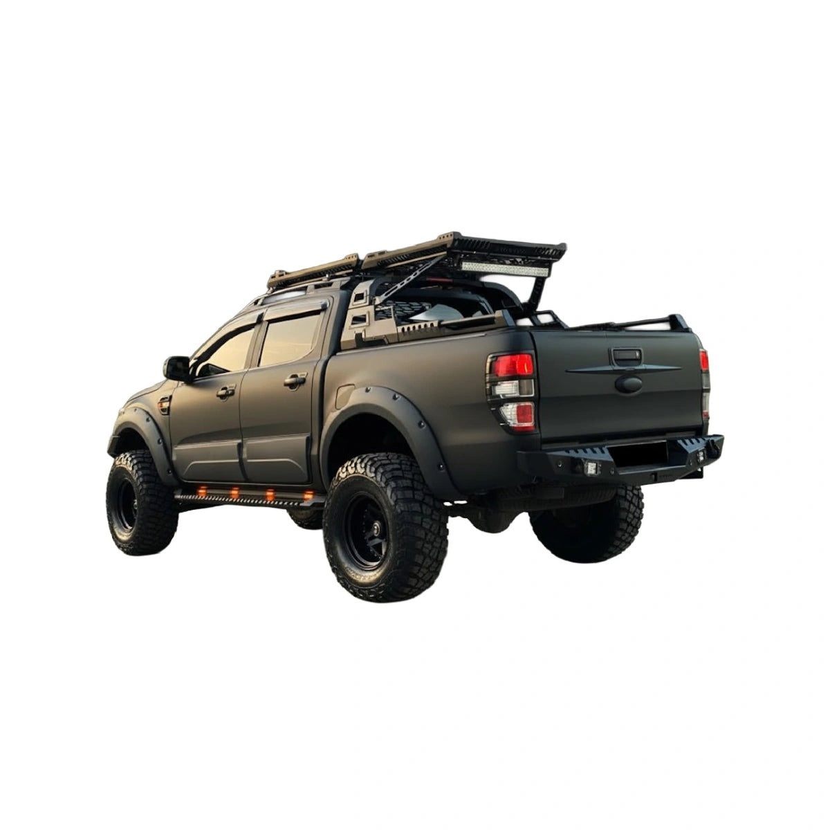 Apex Aero Design Body Cladding Kit (4 Pieces) for Ford Ranger T6-T7-T8 (2012-2015) - Off-Road Side Protection
