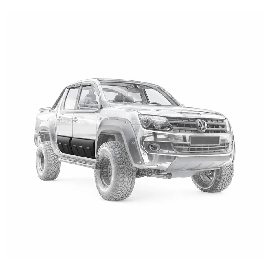 Apex Aero Design 4-Piece Body Cladding (Gloss Black) – Side Protection for Volkswagen Amarok (2010-2016)