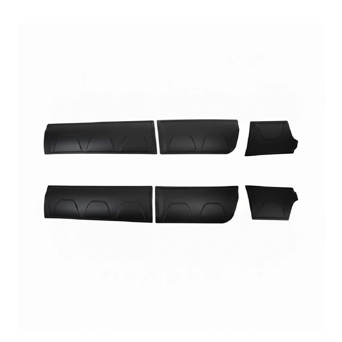 Apex Aero Design 4-Piece Body Cladding (Gloss Black) – Side Protection for Volkswagen Amarok (2010-2016)