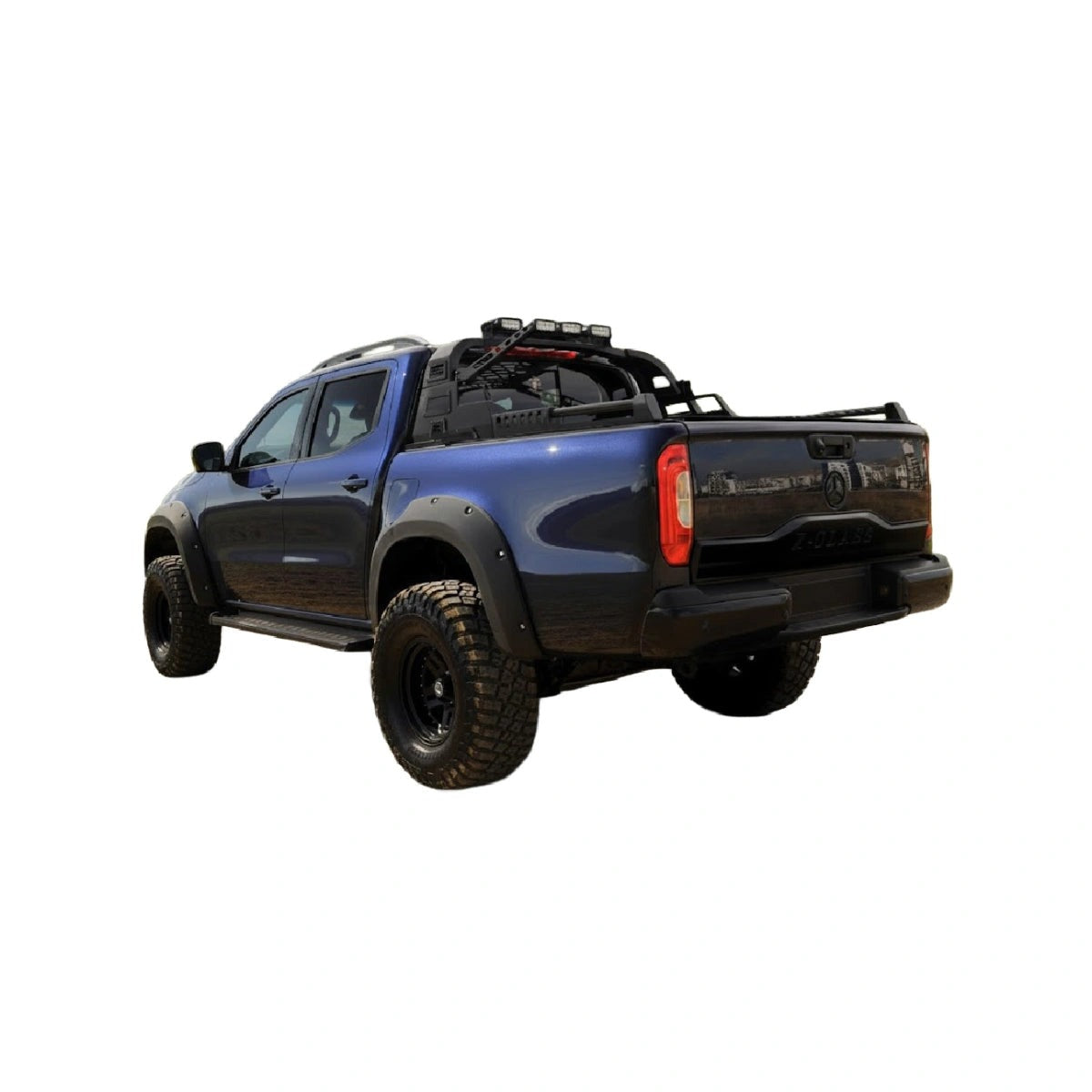 Apex Aero Design Fender Flare Kit 4 Pieces (Gloss Black ABS) – Off-Road Look for Mercedes X-Class W470 (2017+)