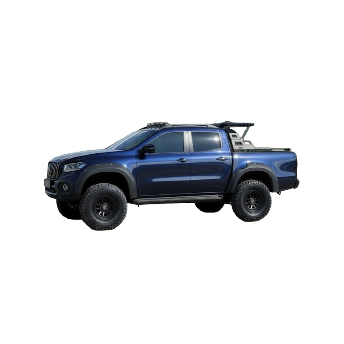 Apex Aero Design Fender Flare Kit 4 Pieces (Gloss Black ABS) – Off-Road Look for Mercedes X-Class W470 (2017+)