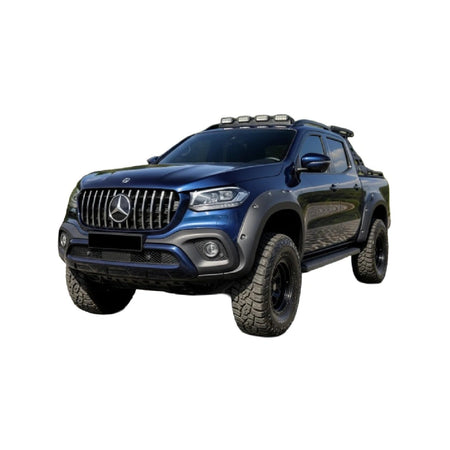Apex Aero Design Fender Flare Kit 4 Pieces (Gloss Black ABS) – Off-Road Look for Mercedes X-Class W470 (2017+)