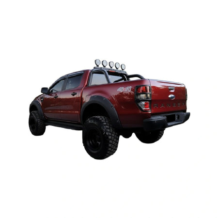 Ensanchadores de Paso de Rueda Apex Aero Design Negro Brillante (4 Piezas) – Estilo Wide Body para Ford Ranger T6-T7-T8 (2012-2015)