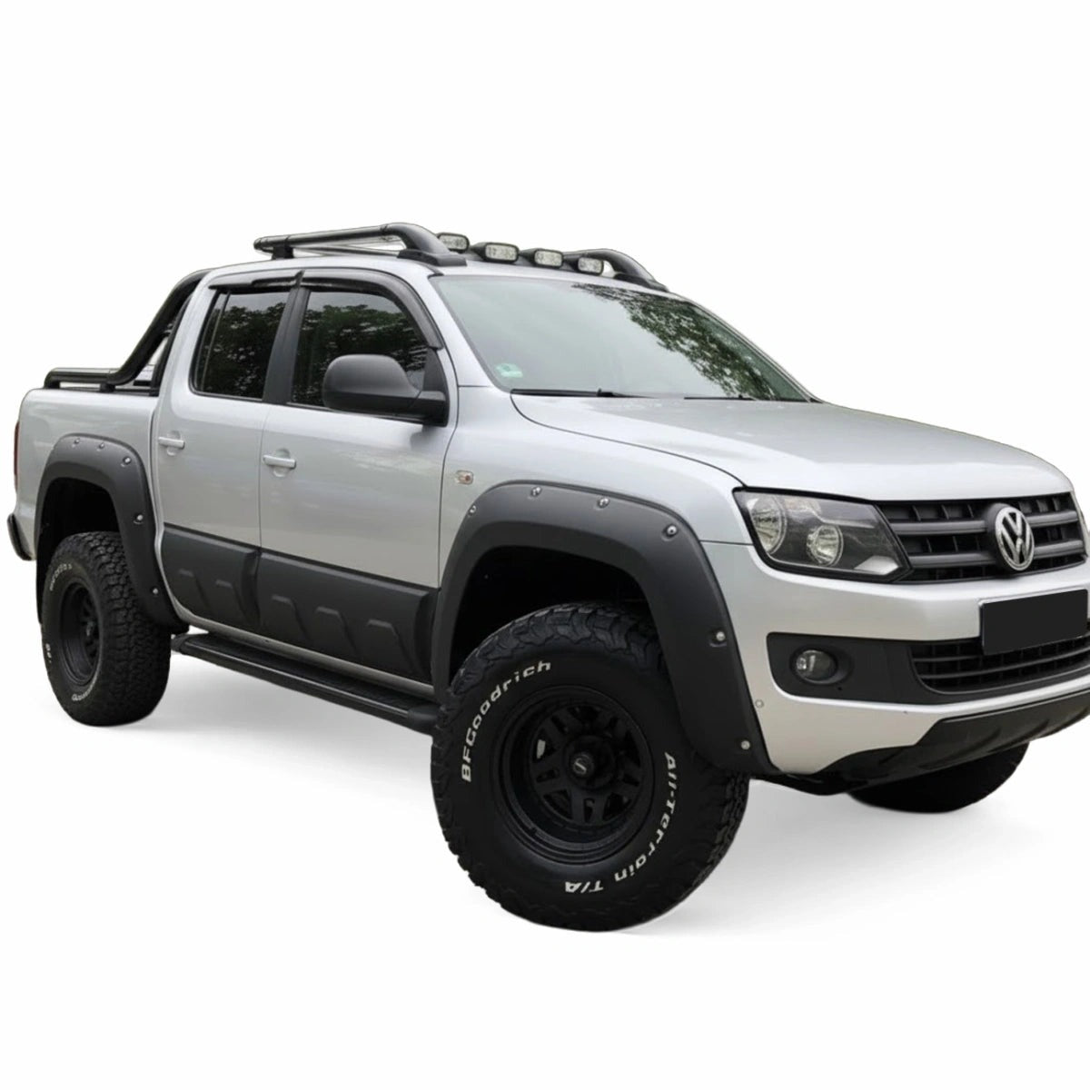 Apex Aero Design 4-Piece Fender Flare Kit (ABS Plastic) – Wide Body Style for Volkswagen Amarok (2010-2016)