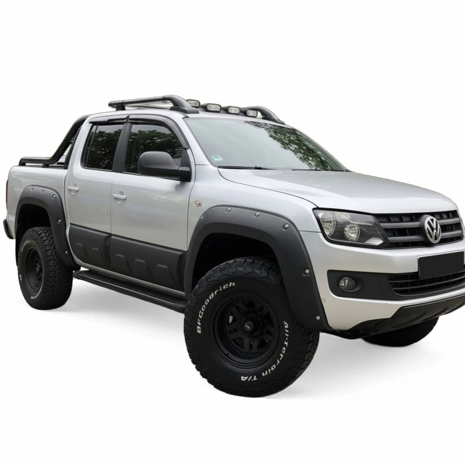 Apex Aero Design 4-Piece Fender Flare Kit (ABS Plastic) – Wide Body Style for Volkswagen Amarok (2010-2016)