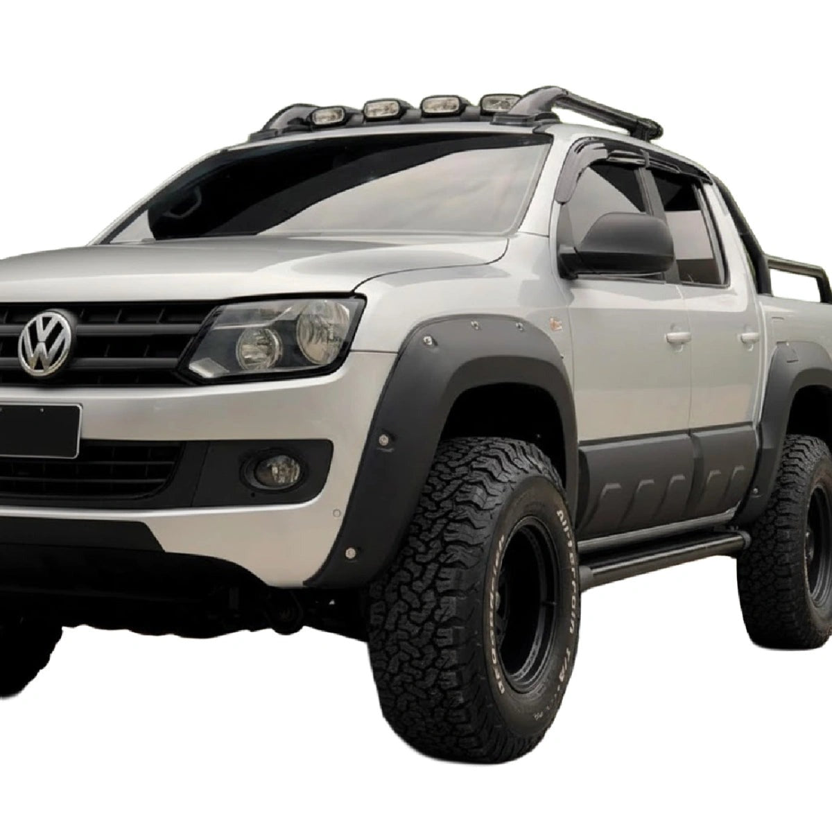 Apex Aero Design 4-Piece Fender Flare Kit (ABS Plastic) – Wide Body Style for Volkswagen Amarok (2010-2016)