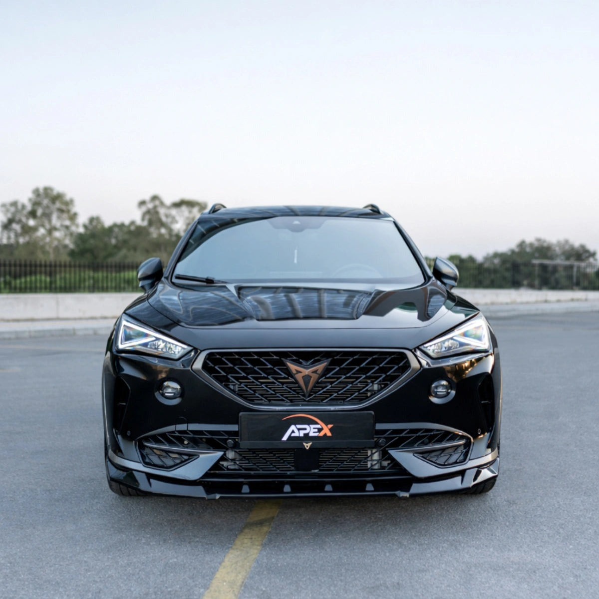 Splitter Delantero Apex Aero Design (ABS Negro Brillante) – Estilo Deportivo para Cupra Formentor (2020-2024)