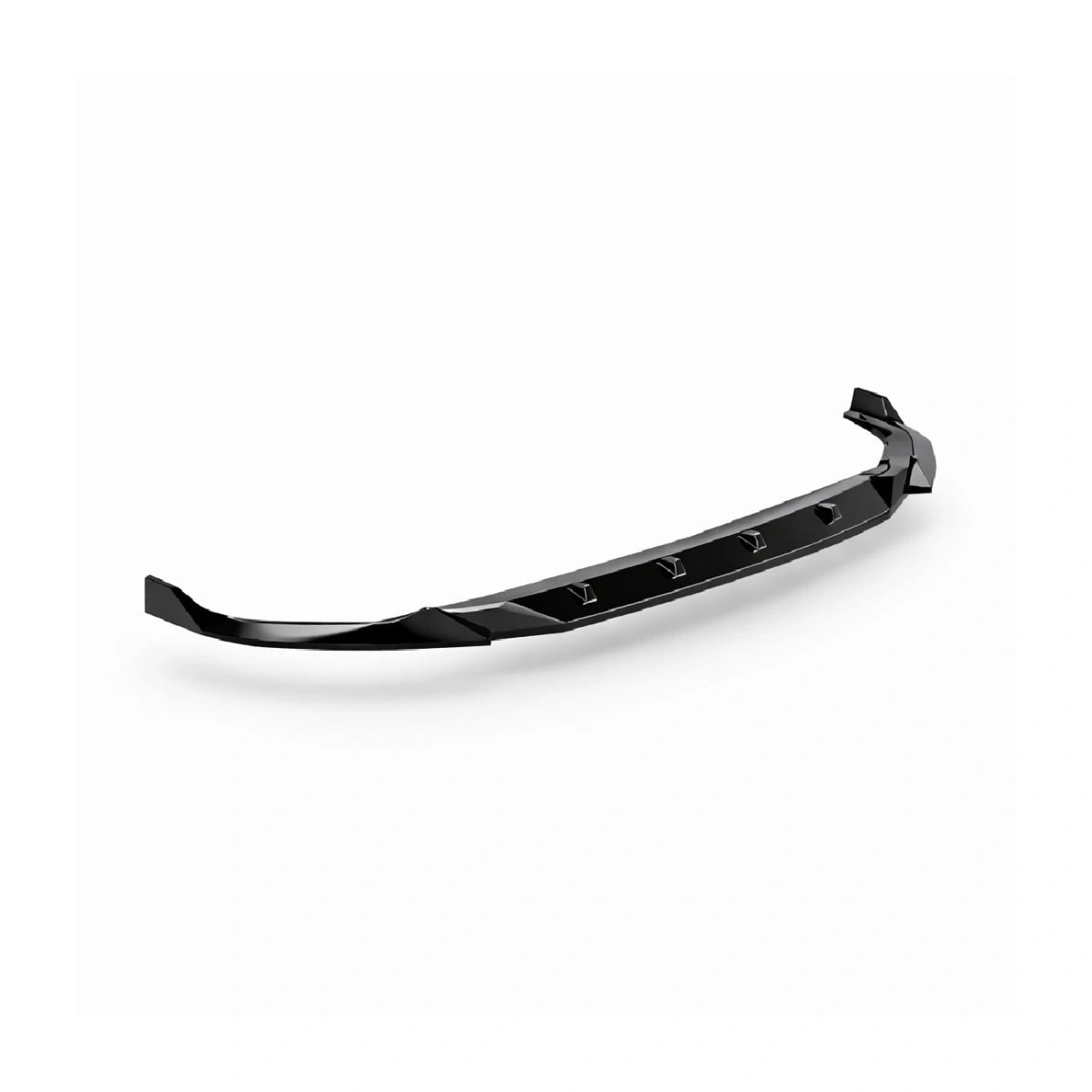 Splitter Delantero Apex Aero Design para Volkswagen Golf Mk8 R (2020-2024) - Estilo Deportivo en Negro Brillante
