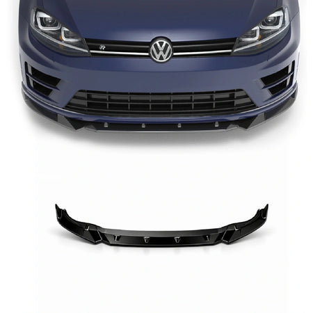 Splitter Delantero Apex Aero Design VW Golf Mk7 R (ABS Negro Brillante) – Mejora Aerodinámica para Volkswagen Golf 7 R 2013-2016