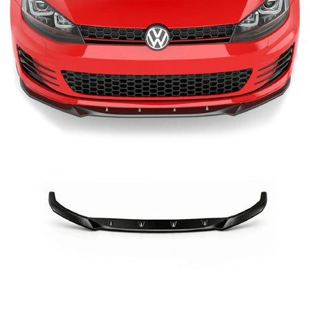 Apex Aero Design Front Splitter Gloss Black (ABS) – Aerodynamic Upgrade for Volkswagen Golf GTI Mk7 (2013-2016)