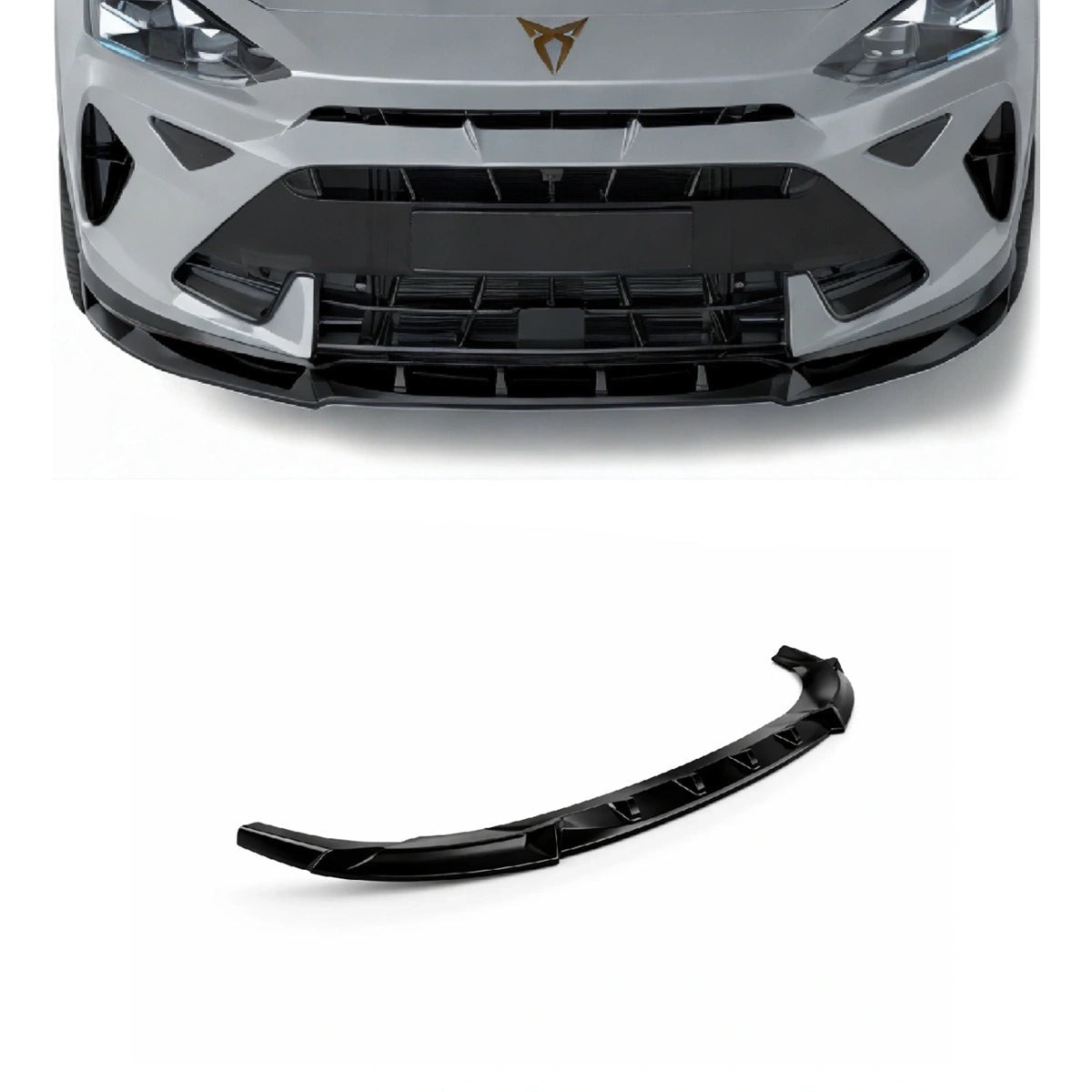 Splitter Delantero Apex Aero Design (Negro Brillante) – Labio Deportivo Aerodinámico para Cupra Formentor 2024+