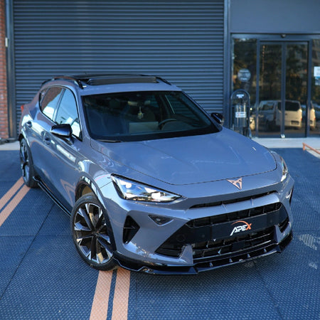 Splitter Delantero Apex Aero Design (Negro Brillante) – Labio Deportivo Aerodinámico para Cupra Formentor 2024+