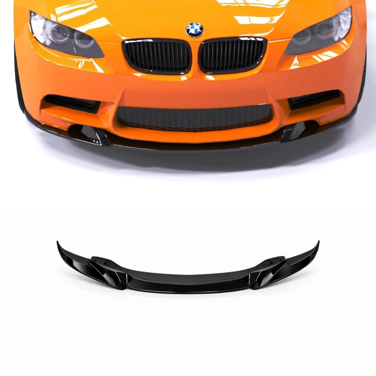 Splitter Delantero Apex Aero Design (ABS Negro Brillante) – Estilo Motorsport para BMW M3 E92 Coupé (2007-2013)