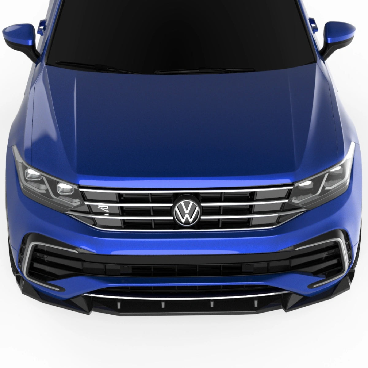 Apex Aero Design Front Splitter (Gloss Black ABS) – Sport Styling for Volkswagen Tiguan R-Line Mk2 Facelift (2020-2024)