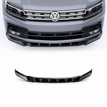 Apex Aero Design Front Splitter (Gloss Black ABS) – Sport Styling for Volkswagen Tiguan Mk2 R-Line (2015-2020)