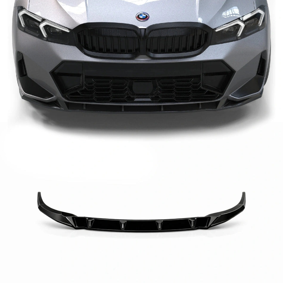 Apex Aero Design Front Splitter (Gloss Black ABS) – Motorsport Styling for BMW 3 Series G20 G21 Facelift M-Pack (2022+)