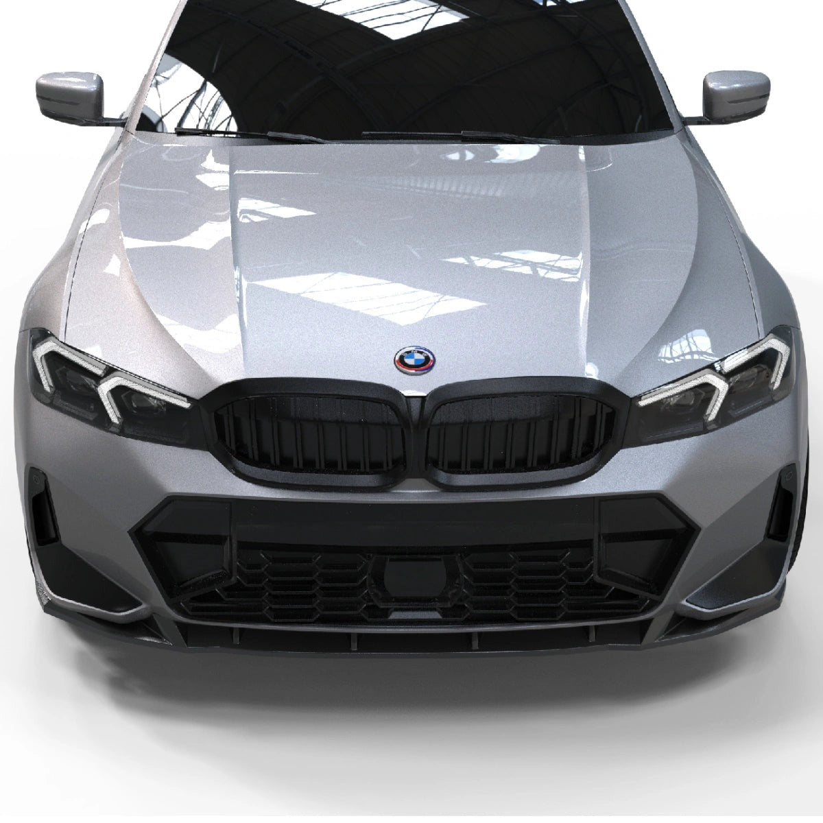 Apex Aero Design Front Splitter (Gloss Black ABS) – Motorsport Styling for BMW 3 Series G20 G21 Facelift M-Pack (2022+)