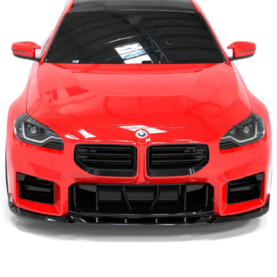 Apex Aero Design Front Splitter (Gloss Black ABS) – Motorsport Styling for BMW M2 G87 (2023+)