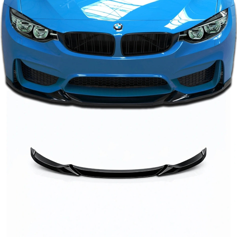 Apex Aero Design Front Splitter (Gloss Black ABS) – Motorsport Styling for BMW M3 F80 (2014-2018)