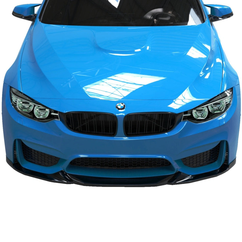 Apex Aero Design Front Splitter (Gloss Black ABS) – Motorsport Styling for BMW M3 F80 (2014-2018)