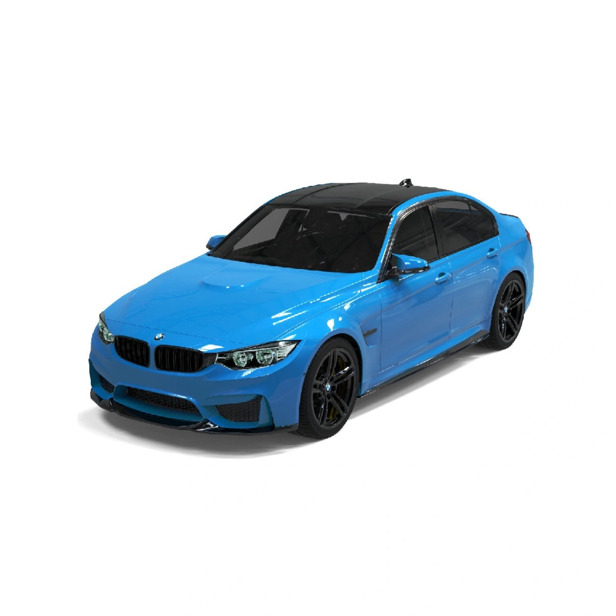 Apex Aero Design Front Splitter (Gloss Black ABS) – Motorsport Styling for BMW M3 F80 (2014-2018)