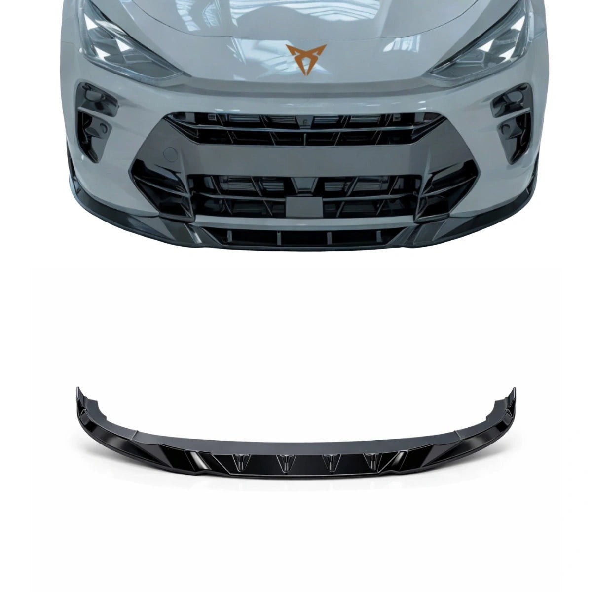 Apex Aero Design Front Splitter (Gloss Black ABS) – Aggressive Front Styling for Cupra Terramar (2024+)
