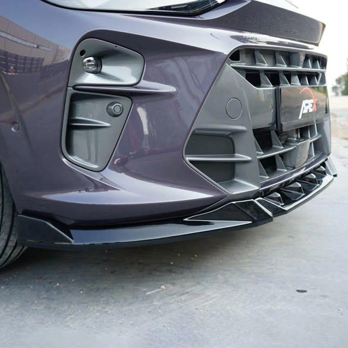 Apex Aero Design Front Splitter (Gloss Black ABS) – Aggressive Front Styling for Cupra Terramar (2024+)