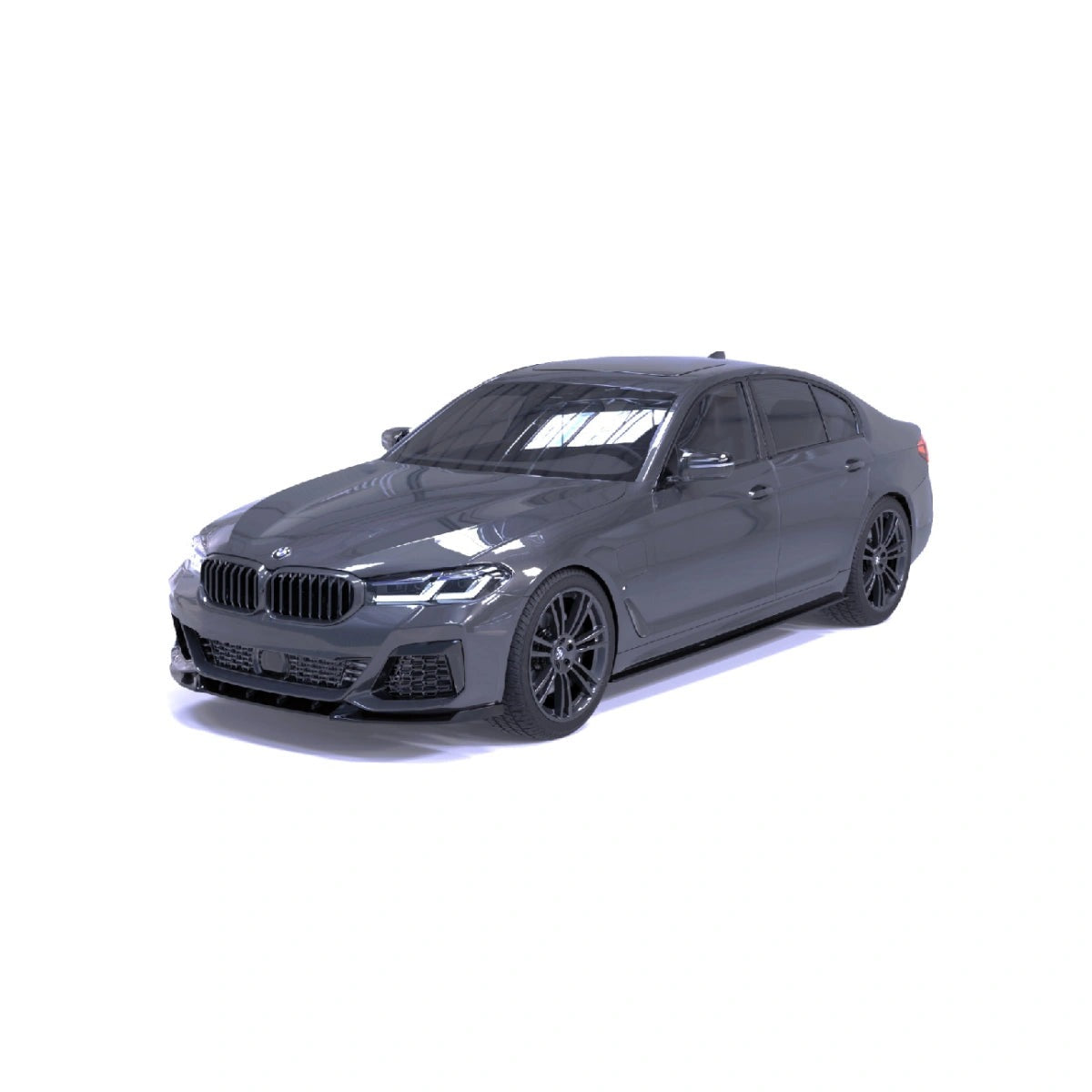 Splitter Delantero Apex Aero Design para BMW Serie 5 G30 Facelift M-Pack (2020-2023) - Negro Brillante