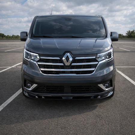 Apex Aero Design Front Spoiler Gloss Black (ABS) – Sport Styling for Renault Trafic (2023+)