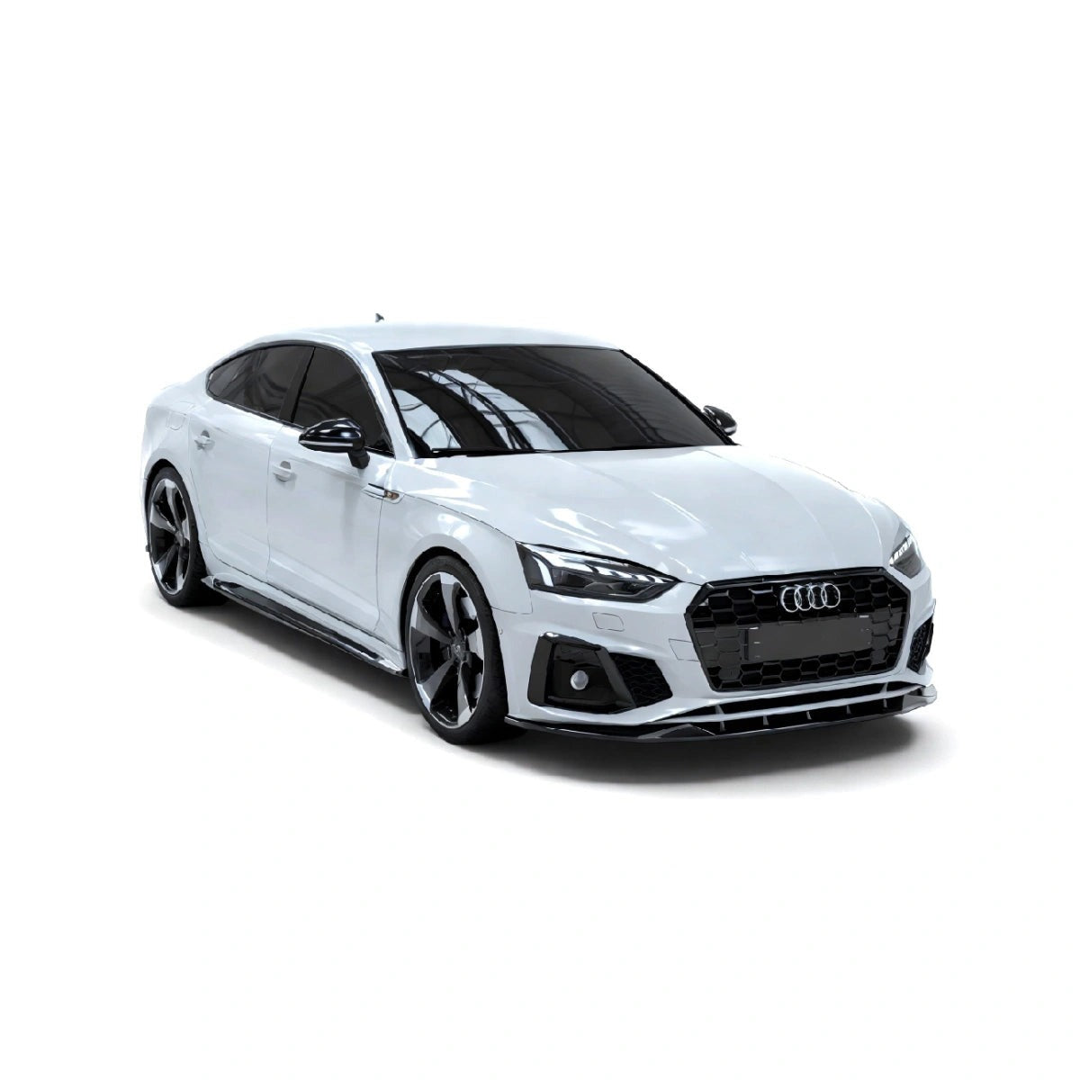 Apex Aero Design Front Splitter Audi A5 / S5 F5 Facelift (Gloss Black ABS) – Aerodynamic Upgrade for Audi A5/S5 (2019-2024)