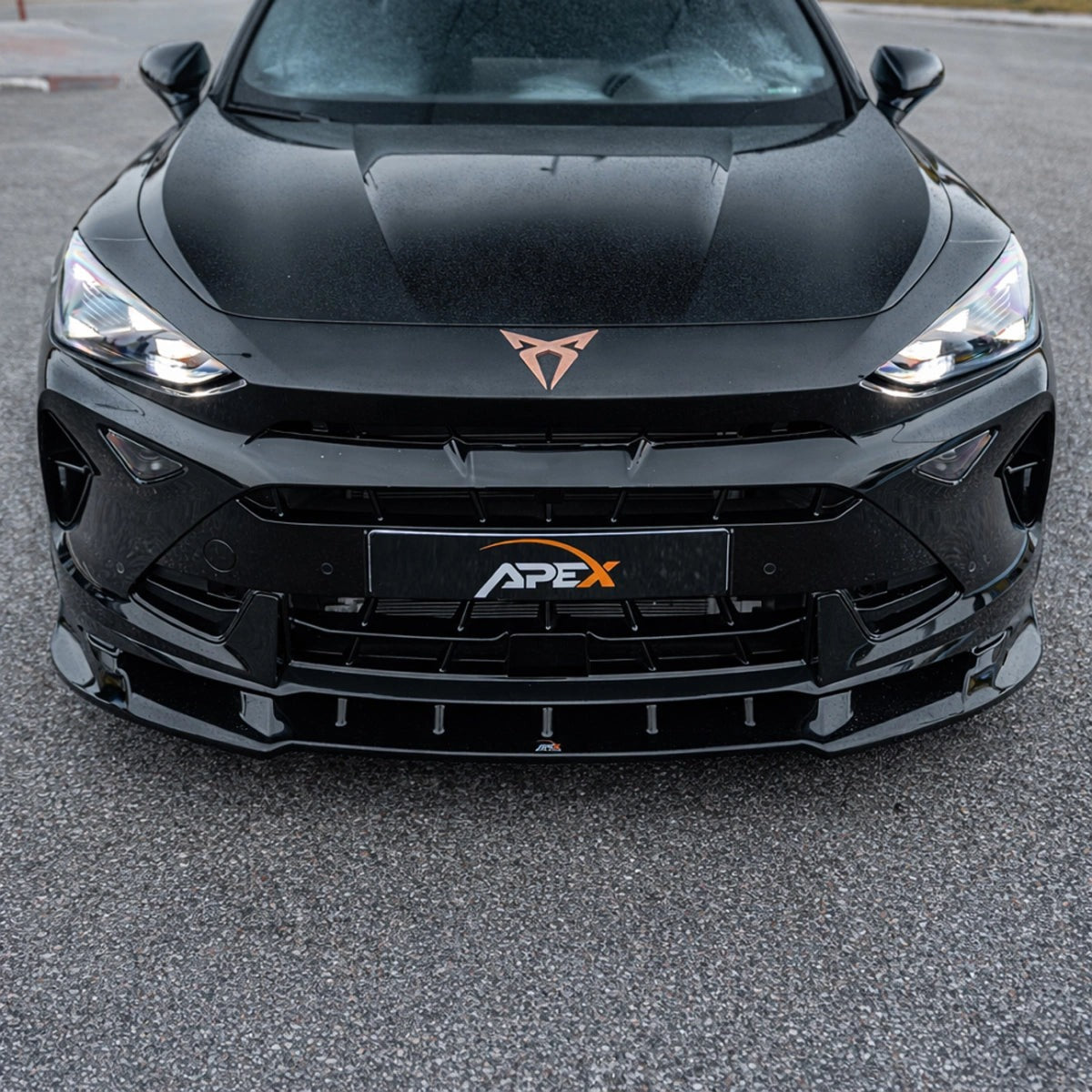 Splitter Delantero V2 Apex Aero Design para Cupra Formentor Facelift (2024+) - Negro Brillante