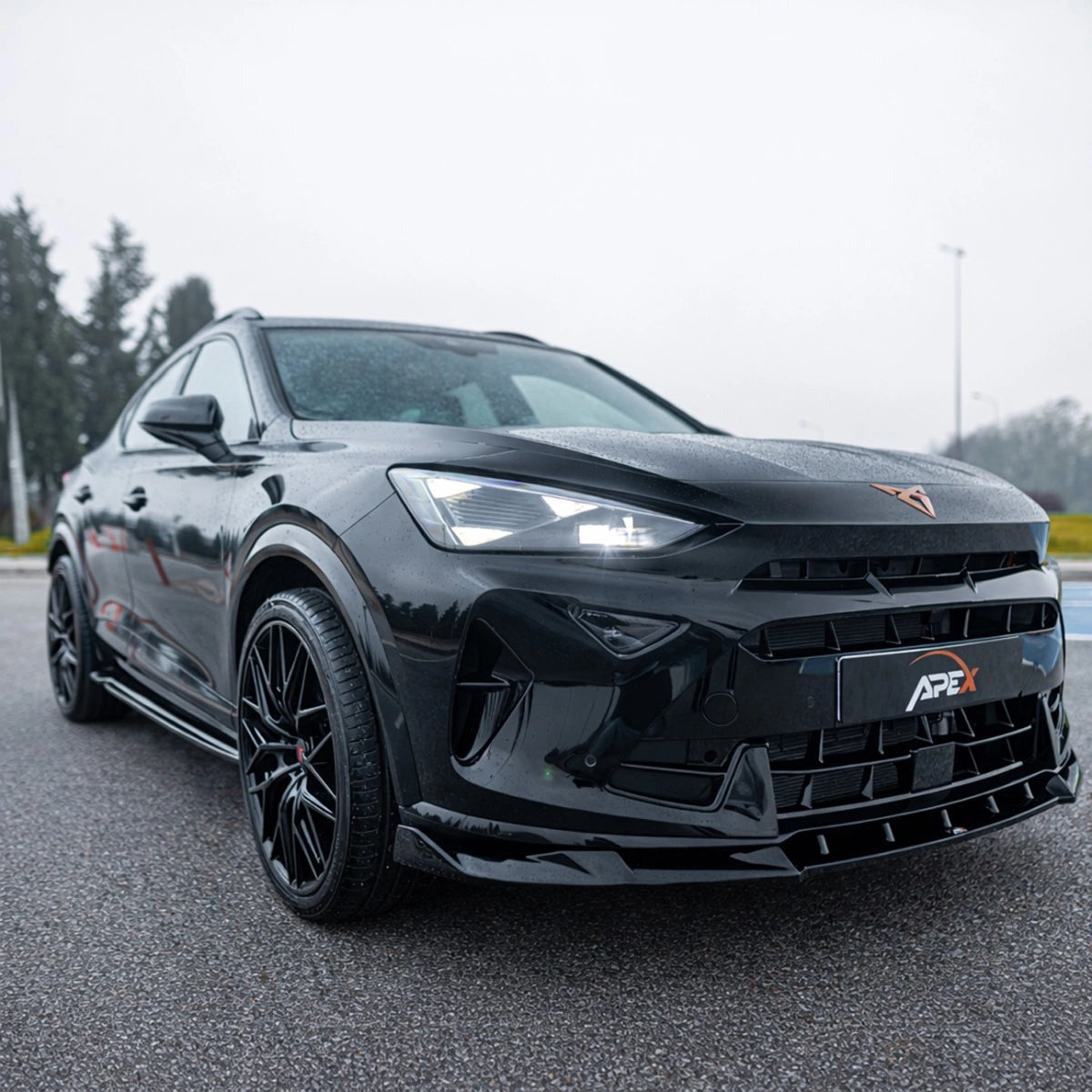 Splitter Delantero V2 Apex Aero Design para Cupra Formentor Facelift (2024+) - Negro Brillante