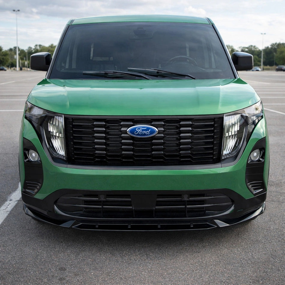Apex Aero Design Front Splitter (Gloss Black ABS) – Sport Styling for Ford Courier Mk2 (2023+)