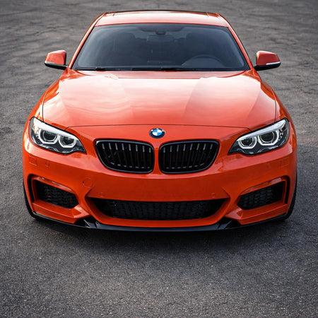 Apex Aero Design Front Splitter (Gloss Black ABS) – Motorsport Styling for BMW 2 Series F22 M-Pack (2013-2019)