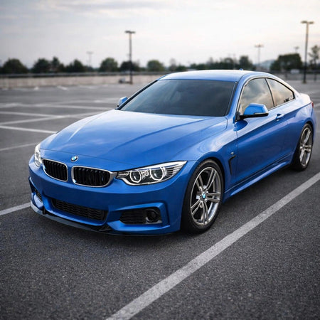 Apex Aero Design Splitter Delantero (ABS Negro Brillante) – Estética Motorsport para BMW 4 Series F32/F36/F33 M-Pack (2013-2020)
