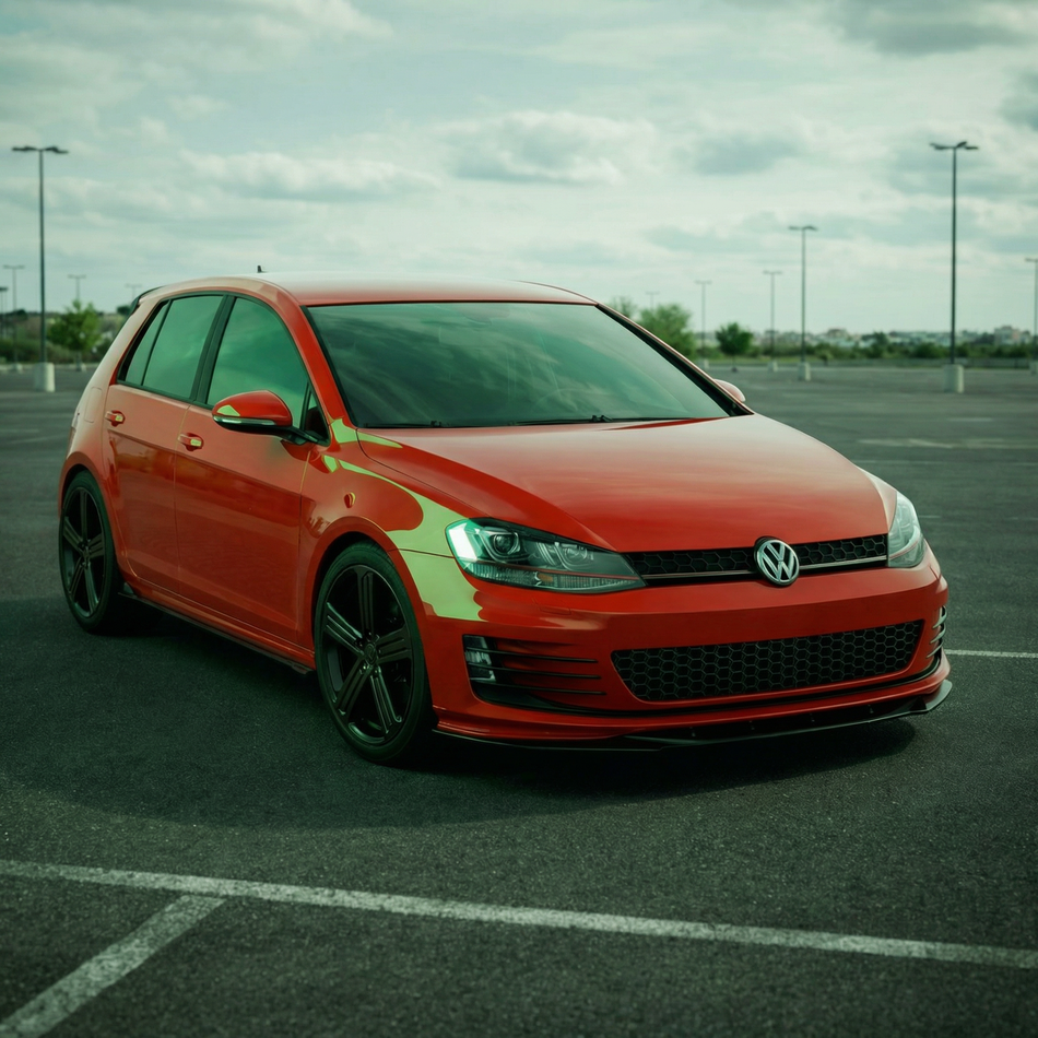 Apex Aero Design 6-Piece Body Kit (Gloss Black ABS Plastic) – Sport Styling for Volkswagen Golf Mk7 GTI (2013-2016)