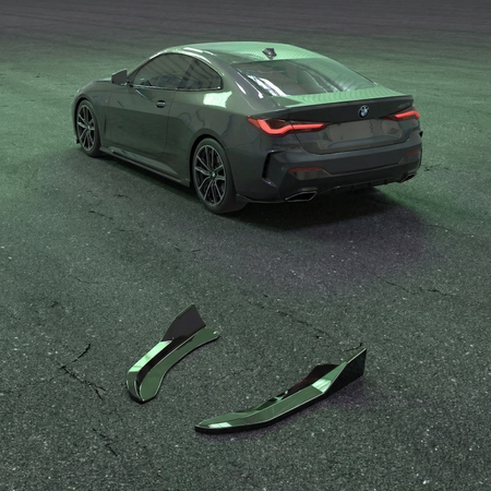 Apex Aero Design - BMW 4 Series Coupe G22/G23 (2020-2024) - Rear Side Splitter