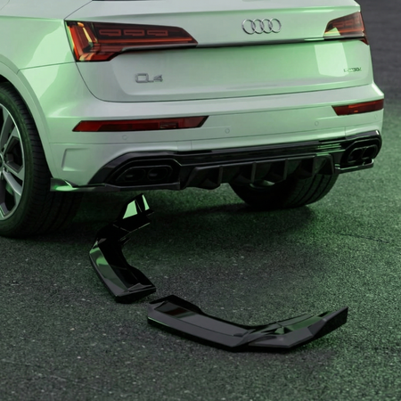 Apex Aero Design - Audi SQ5/Q5 S-Line Mk2 Facelift (2020-2024) - Rear Side Splitter