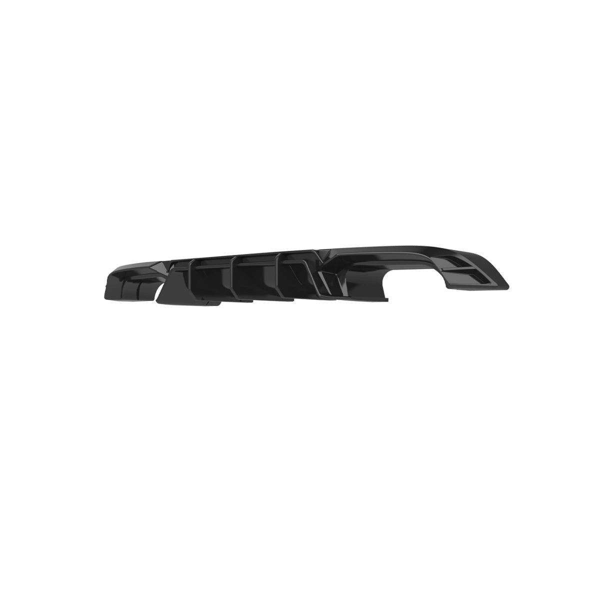 Difusor Trasero Apex Aero Design (ABS Negro Brillante) – Estética Racing para Volkswagen Golf Mk7 R (2013-2016)