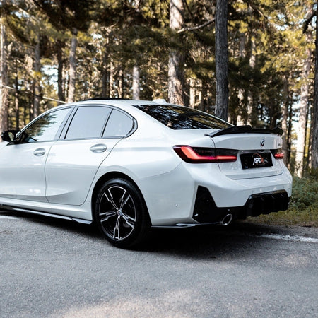 Apex Aero Design Rear Bumper Extension (Gloss Black ABS) – Sport Styling for BMW 3 Series G20/G21 M-Pack Facelift (2022+)