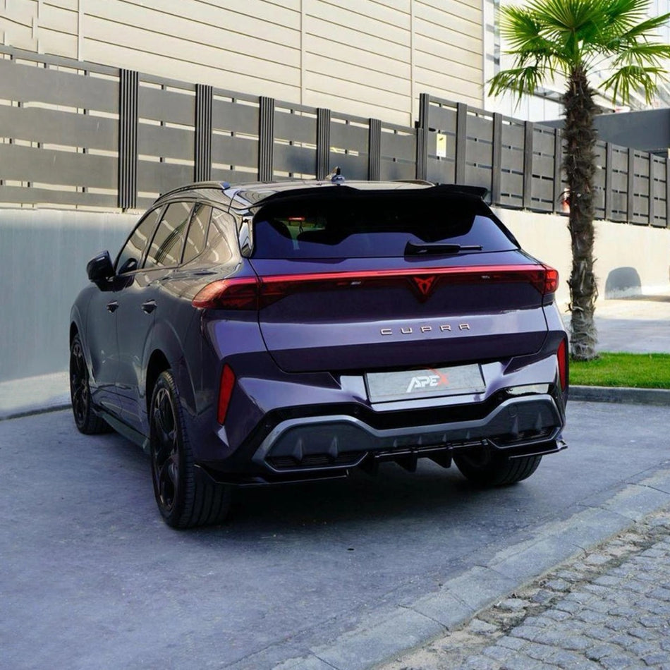 Apex Aero Design Rear Valance / Rear Diffuser (Gloss Black ABS) – Aggressive Diffuser Styling for Cupra Terramar (2024+)