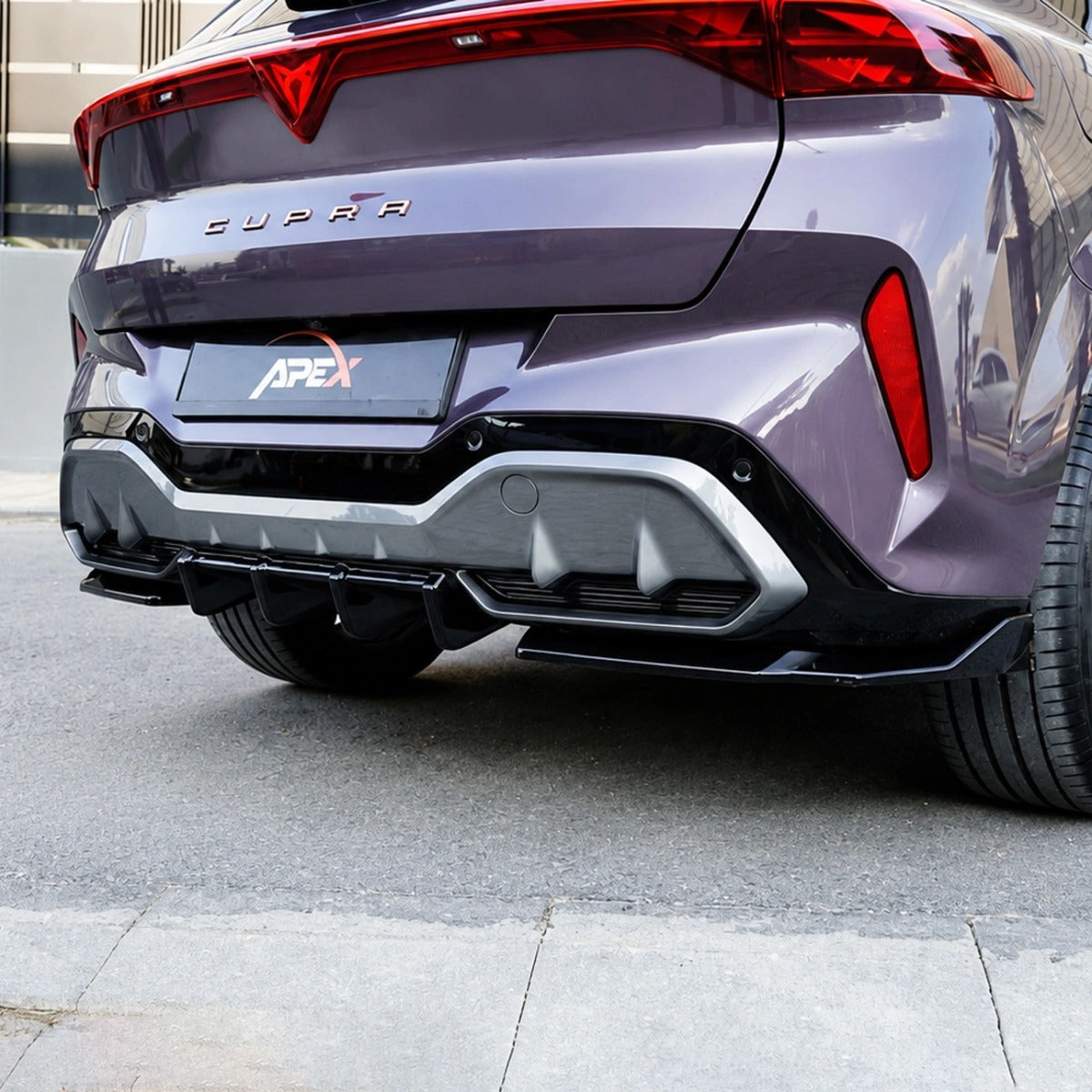 Apex Aero Design Rear Valance / Rear Diffuser (Gloss Black ABS) – Aggressive Diffuser Styling for Cupra Terramar (2024+)