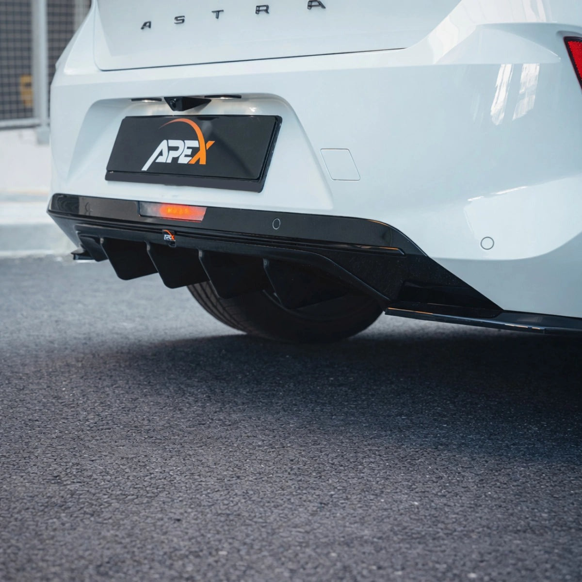 Apex Aero Design Rear Diffuser for Opel Astra L (2020+) - Gloss Black (Sport Style)