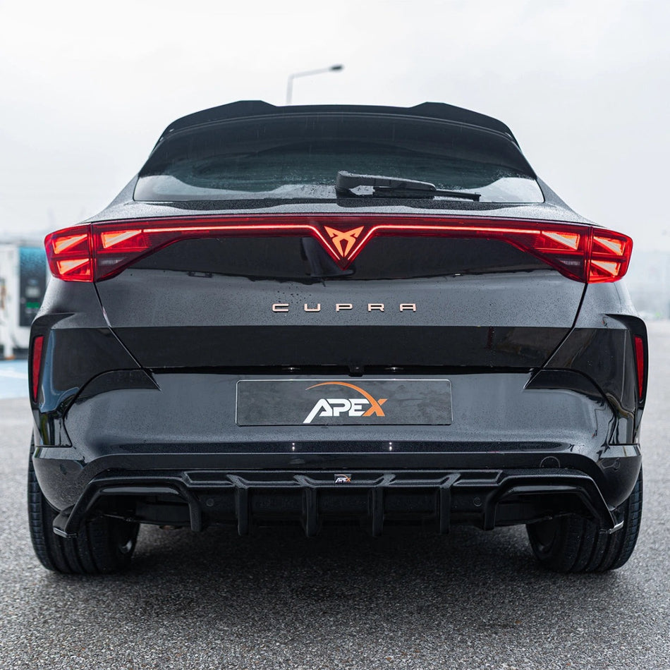 Apex Aero Design Rear Diffuser Gloss Black (High-Quality ABS) – Sport Styling for Cupra Formentor (2020-2024)