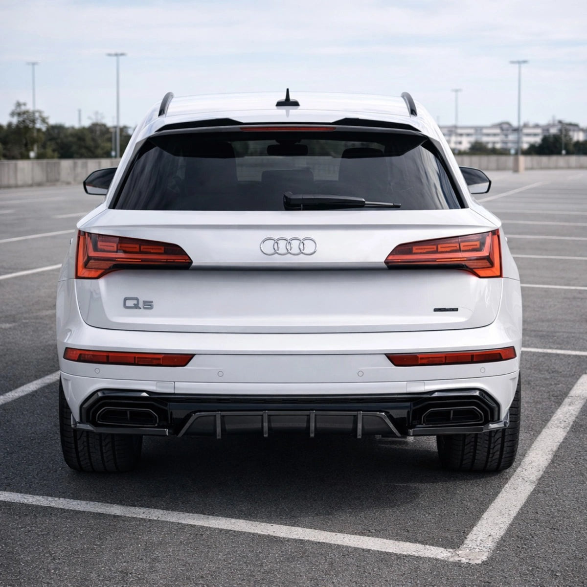 Apex Aero Design Rear Spoiler Gloss Black (ABS) – Style and Aerodynamic Upgrade for Audi SQ5 / Q5 S-Line Sportback Mk2 Facelift (2020-2024)