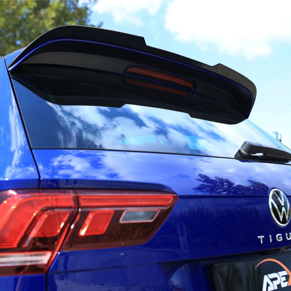 Apex Aero Design Spoiler (Gloss Black ABS) – Sport Styling for Volkswagen Tiguan R-Line Mk2 Facelift (2020-2024)