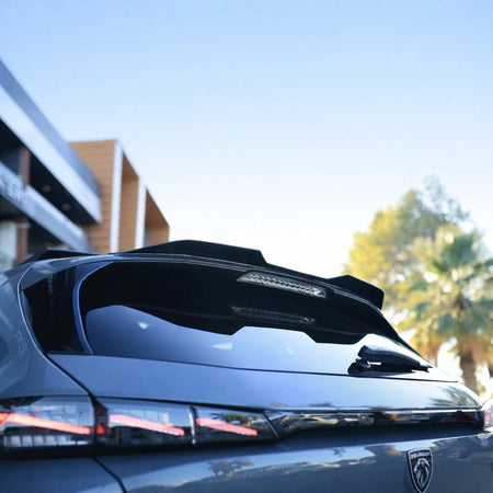Apex Aero Design Rear Spoiler (Gloss Black ABS) – Sport Styling for Peugeot 308 GT Mk3 Hatchback (2021+)