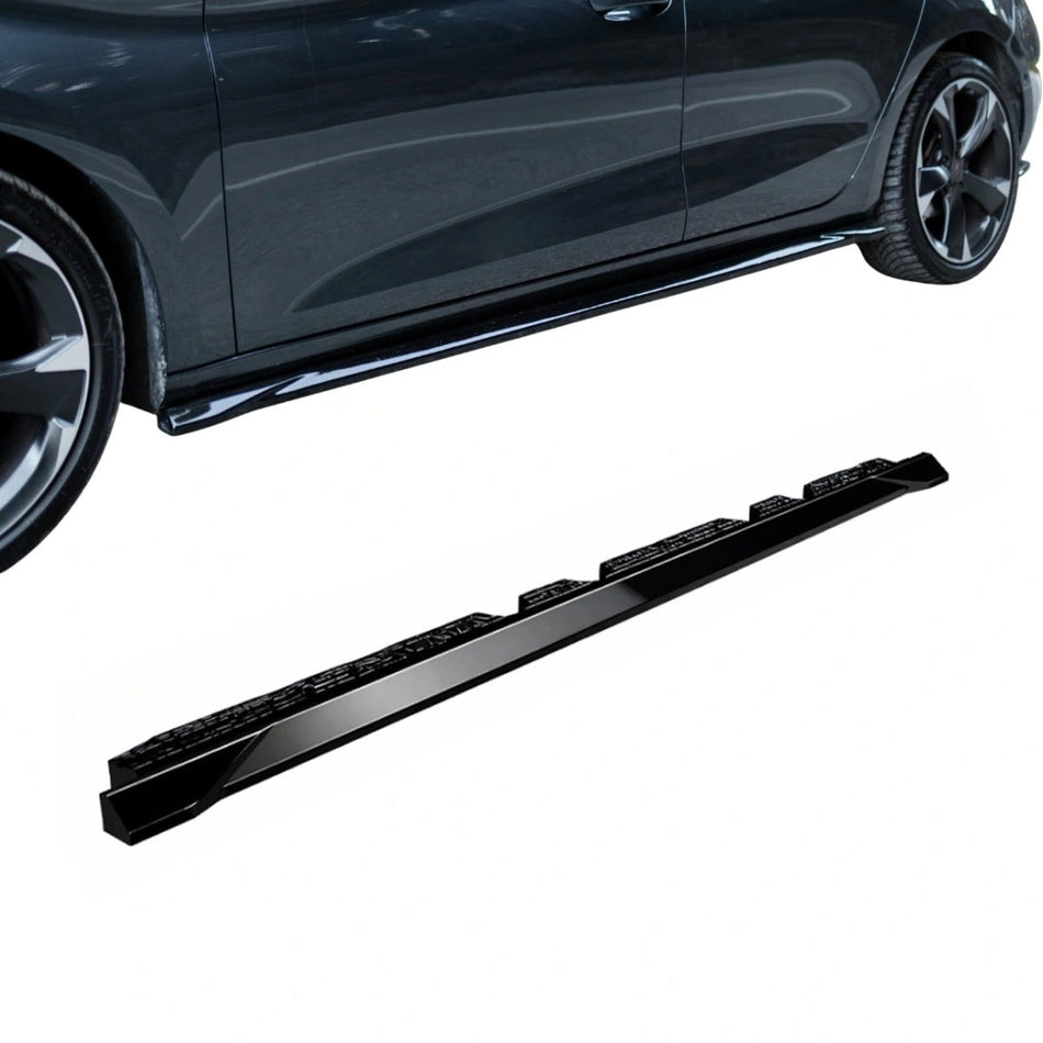 Apex Aero Design Side Skirts Gloss Black (Set of 2 Pieces) – Sport Styling for Cupra Leon and Seat Leon FR Mk4 (2020-2024+)