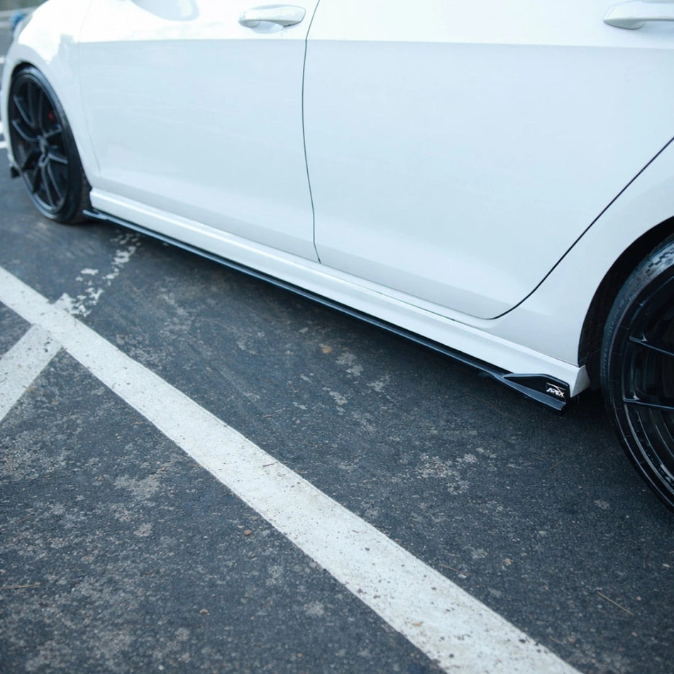 Apex Aero Design APX-G7R-SS Side Skirts (Set of 2 Pieces, Gloss Black) – Sport Style for Volkswagen Golf Mk7 R (2013-2016)
