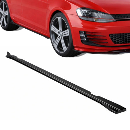 Set de Taloneras Laterales Apex Aero Design de 2 Piezas (Negro Brillante) – Estilo Deportivo para Volkswagen Golf Mk7 GTI (2013-2016)